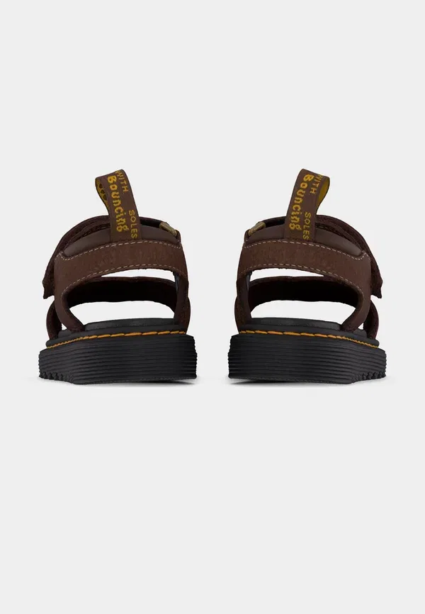 Сандалии Marlowe flower Dr. Martens, тёмно-коричневый — фото 4
