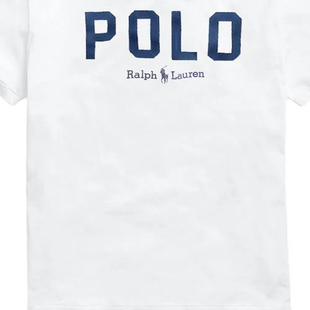 Футболка Polo Ralph Lauren белая — фото 3