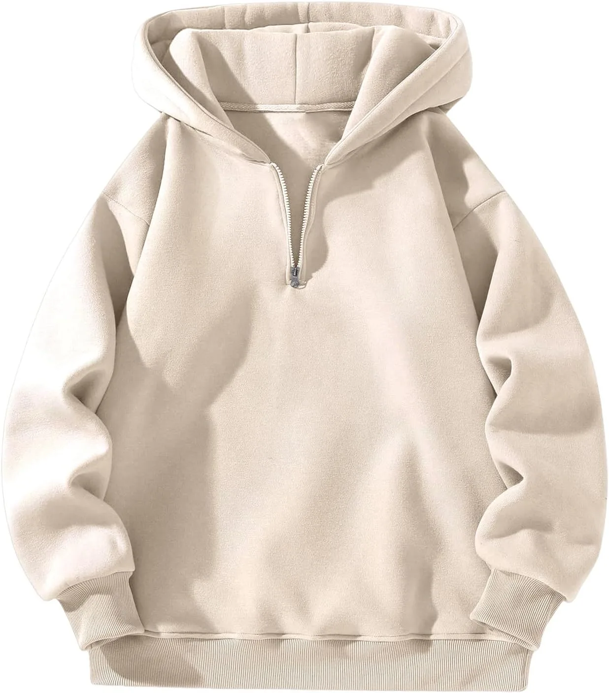 

Мужская худи с молнией на четверть и длинными рукавами CHXLQQX