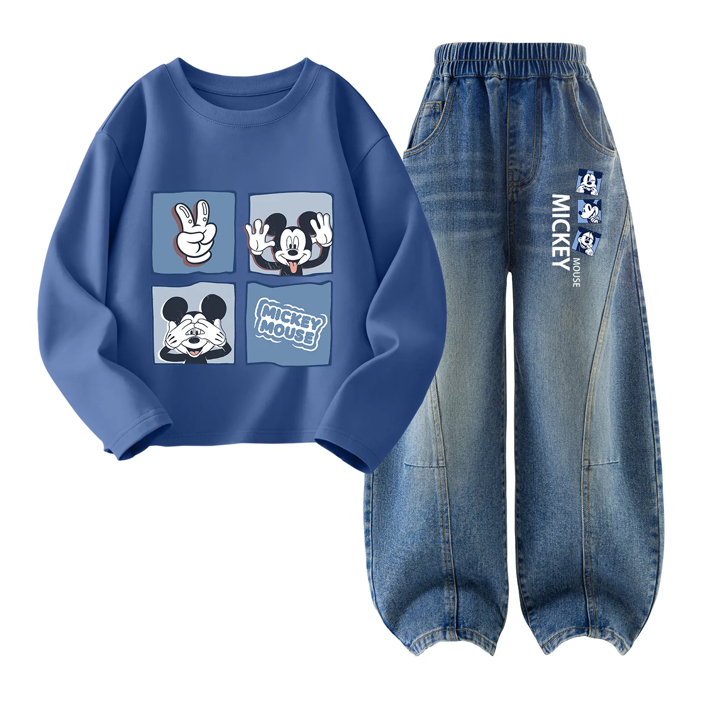 Детский спортивный комплект Casual Disney, Di Square White+Di Frame Mickey Mouse Denim Blue — фото 3