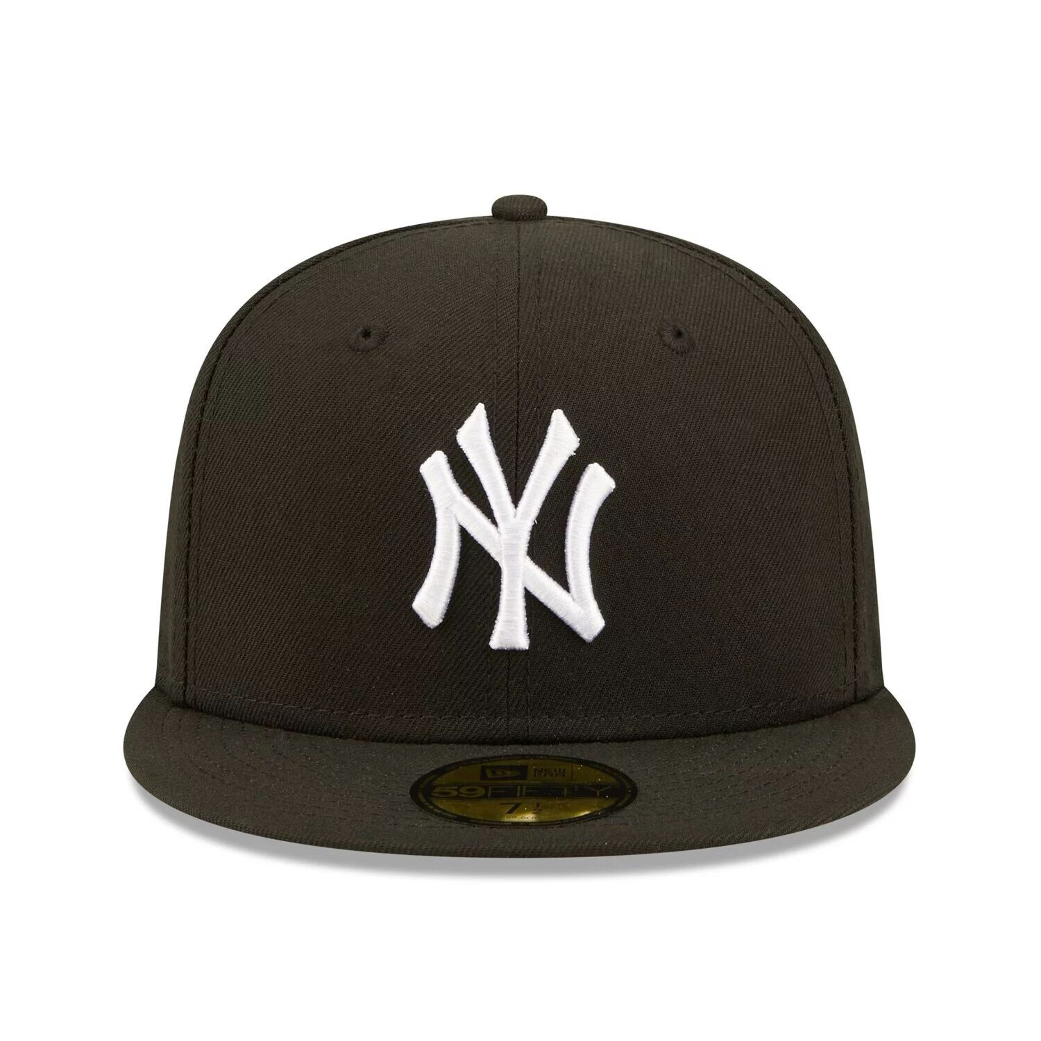 Черная мужская приталенная кепка с логотипом команды New Era New York Yankees 59FIFTY — фото 2