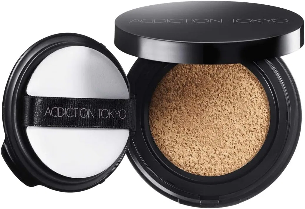 Тональная основа кушон ADDICTION Skin Reflect Lasting UV Cushion Foundation Case Set 006 Almond Beige