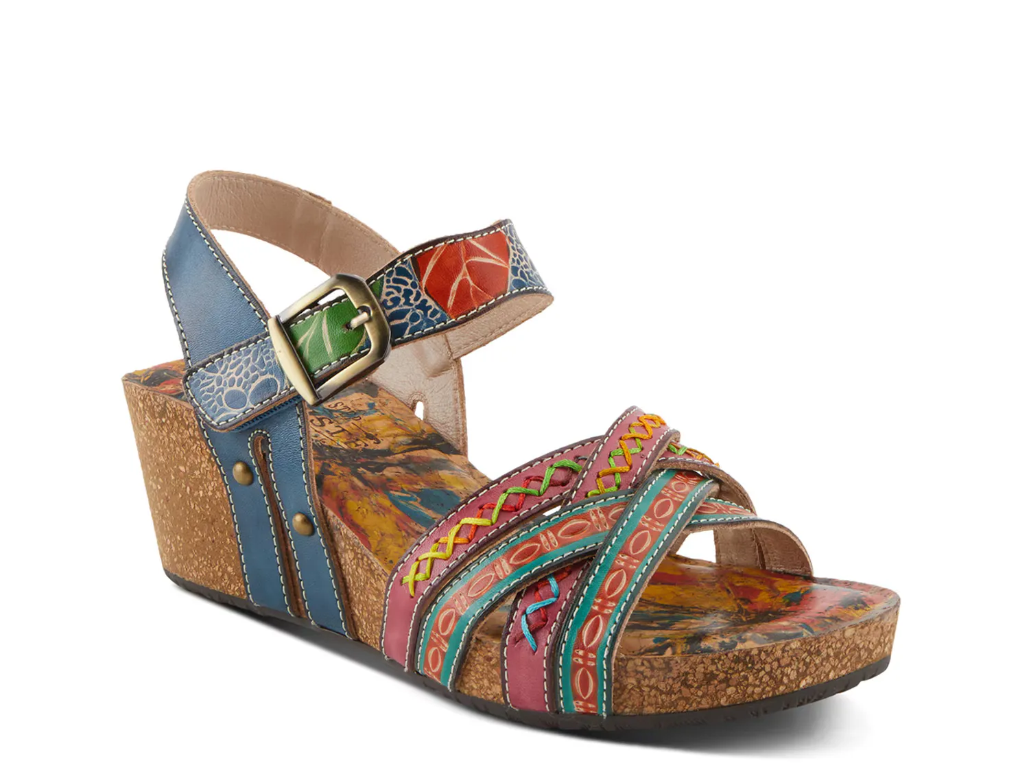 

Сандалии Bosquet Wedge Sandal L'Artiste By Spring Step, темно-синий