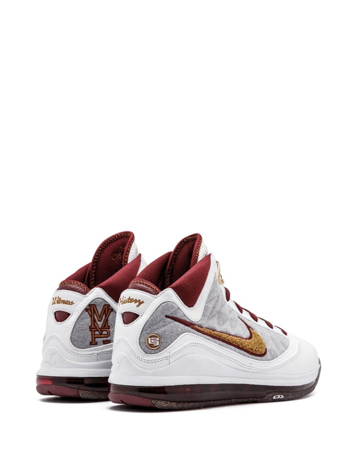 Кроссовки Air Max Lebron 7 NFW Nike, белый — фото 3