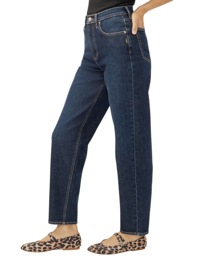 Женские джинсы с высокой посадкой и зауженными штанинами Silver Jeans Co, Woolwich — фото 2