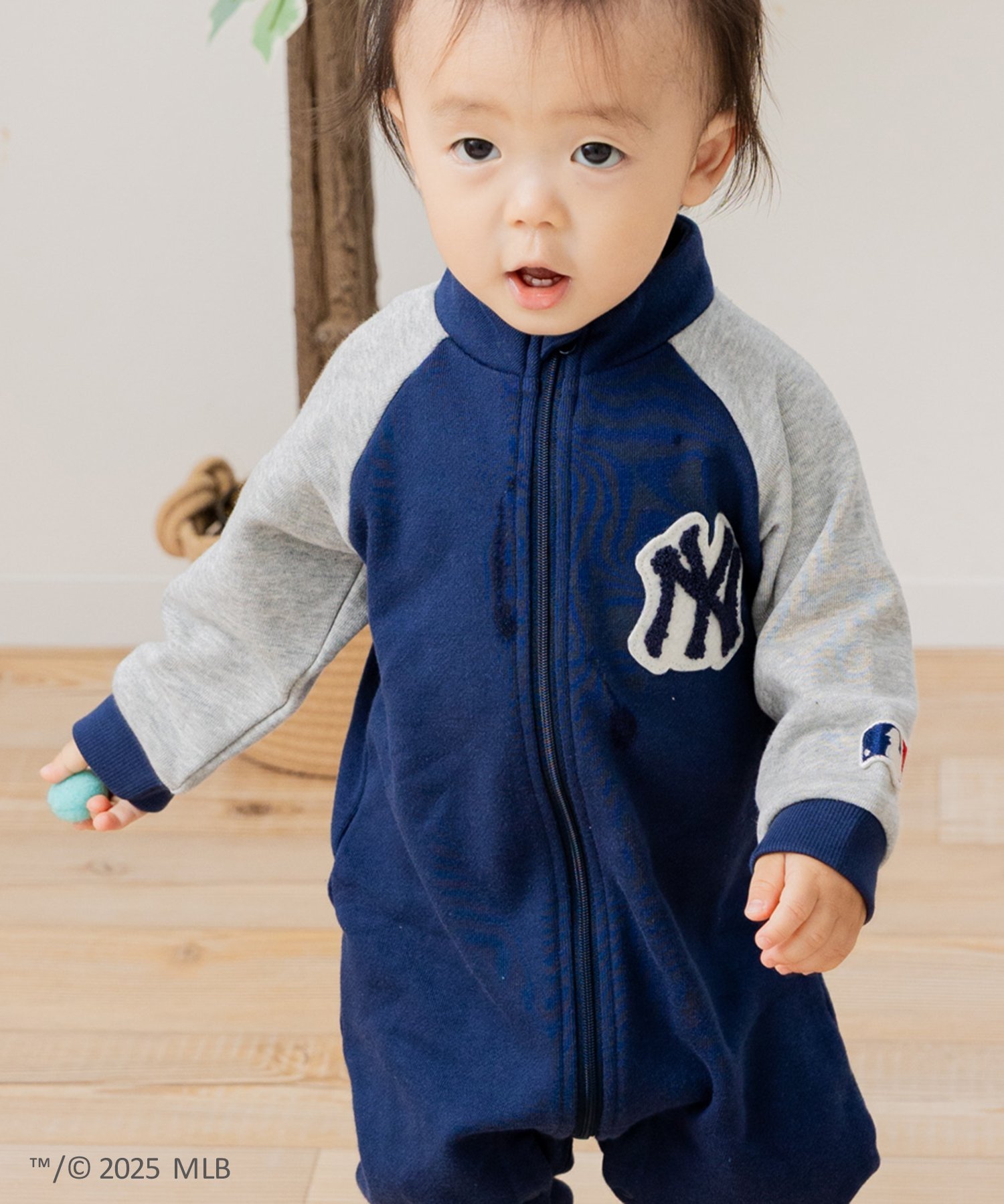 Флисовый комбинезон Mlb, Navy — фото 2
