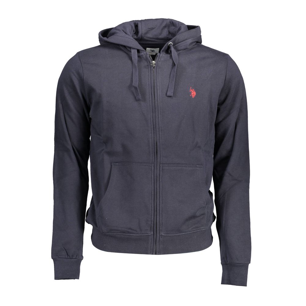 

Синий хлопковый мужской свитер U.S. Polo Assn.