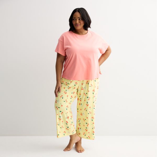 

Пижамный комплект для мамы на День матери Plus size Sonoma Goods For Life, цвет yellow cherry