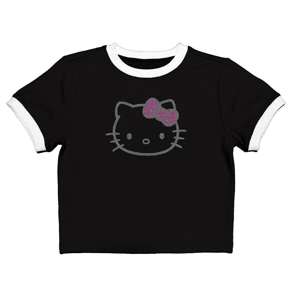 

Детская футболка с рисунком Hello Kitty для детей Licensed Character, черный