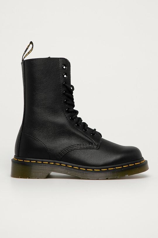 

1490 кожаные байкерские ботинки Dr. Martens, черный