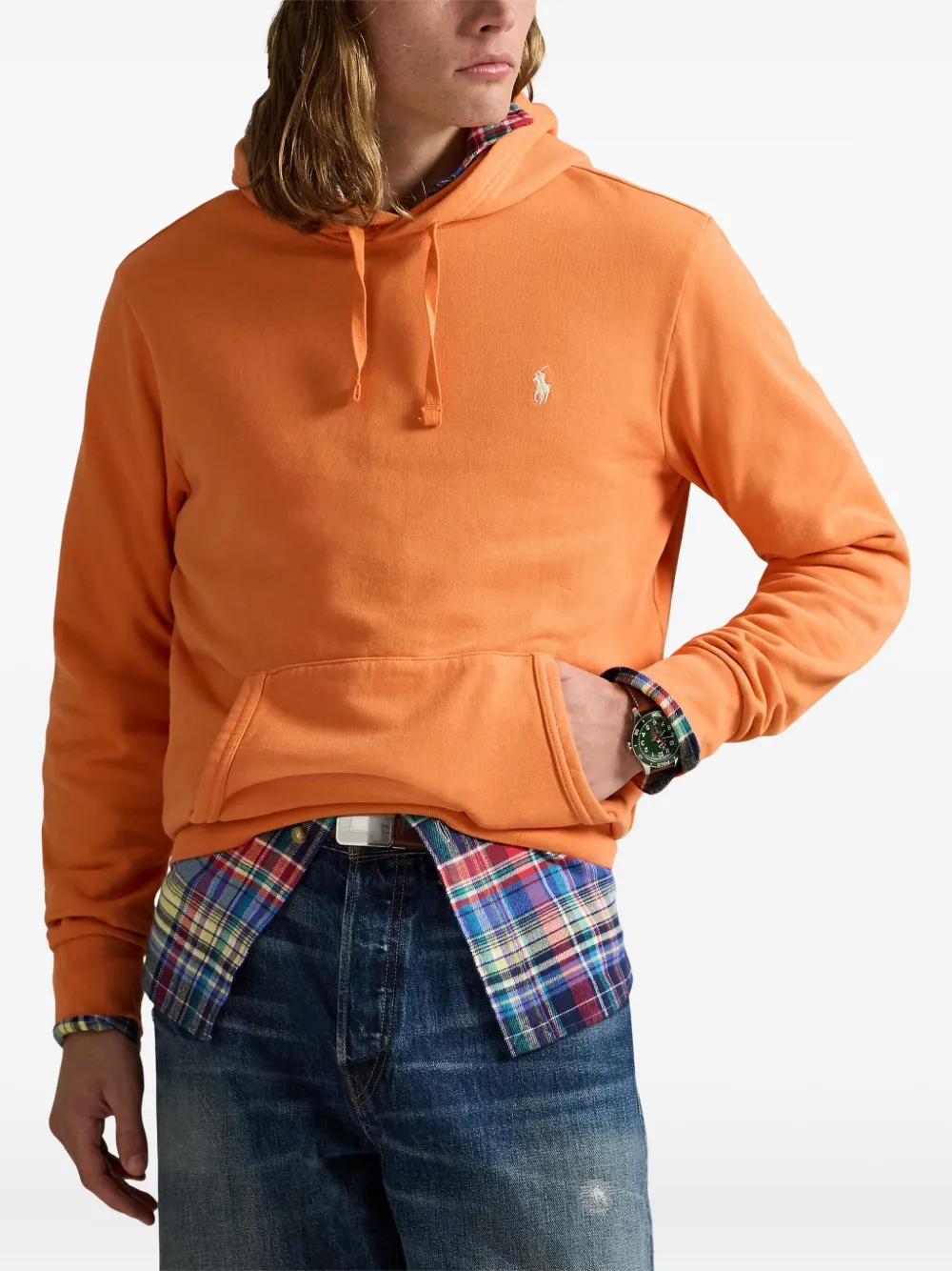 Толстовка с длинными рукавами и петлевой спинкой POLO RALPH LAUREN, оранжевый — фото 3