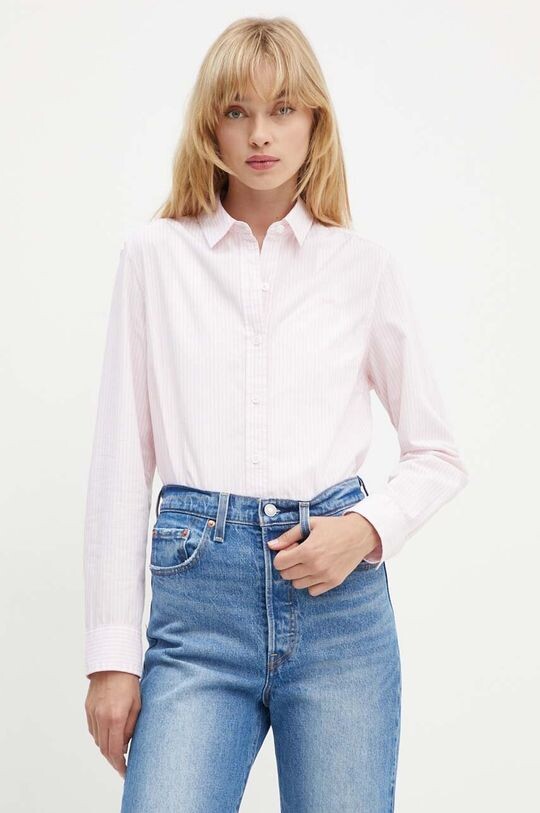 

Хлопковая рубашка Levi's, розовый