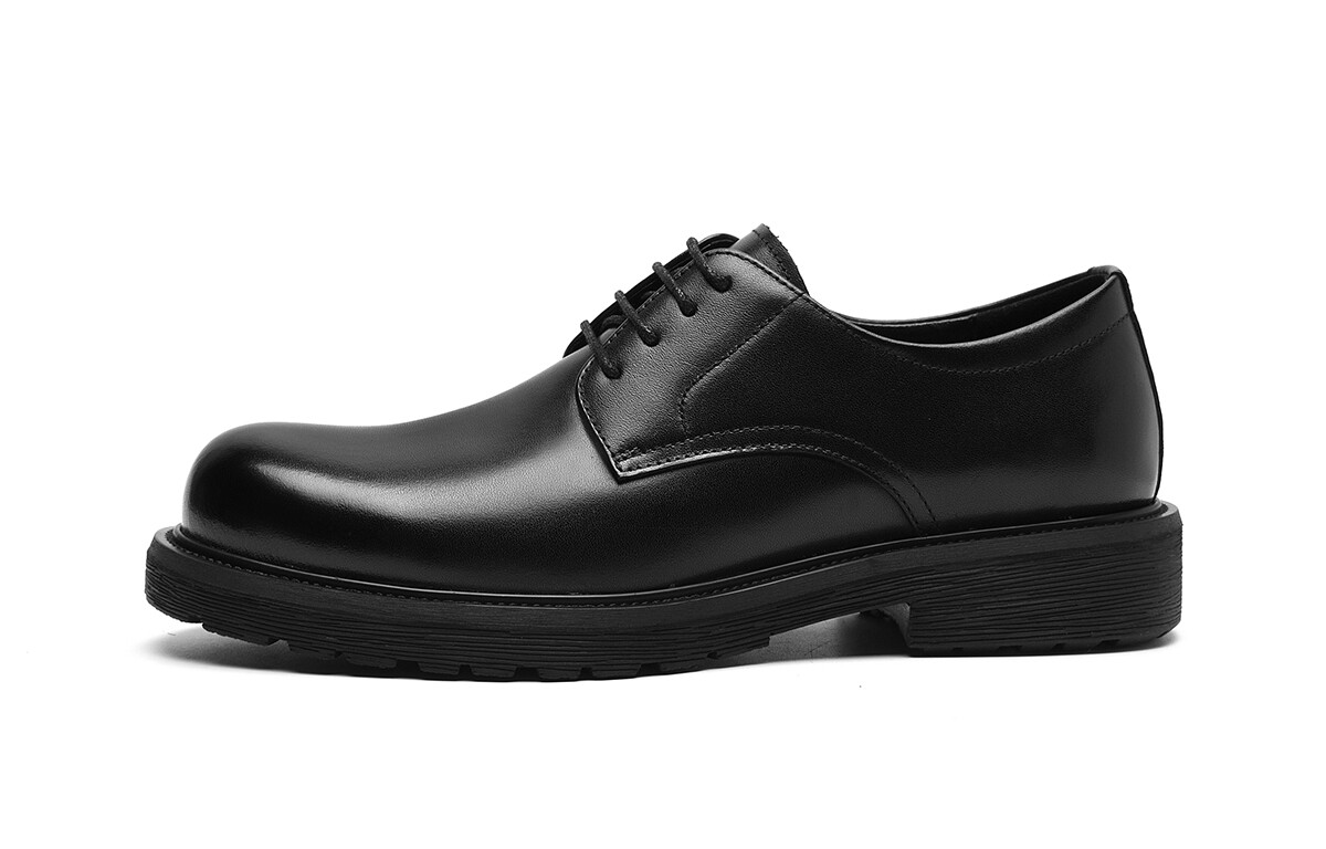 

Туфли HLA Dress Shoes Men Low-Top Black