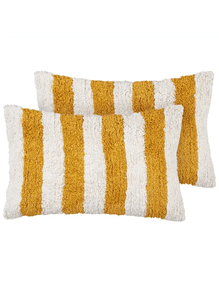 

Декоративная подушка Beliani 2er Set Deko HELIANTHUS, цвет weiß/gelb