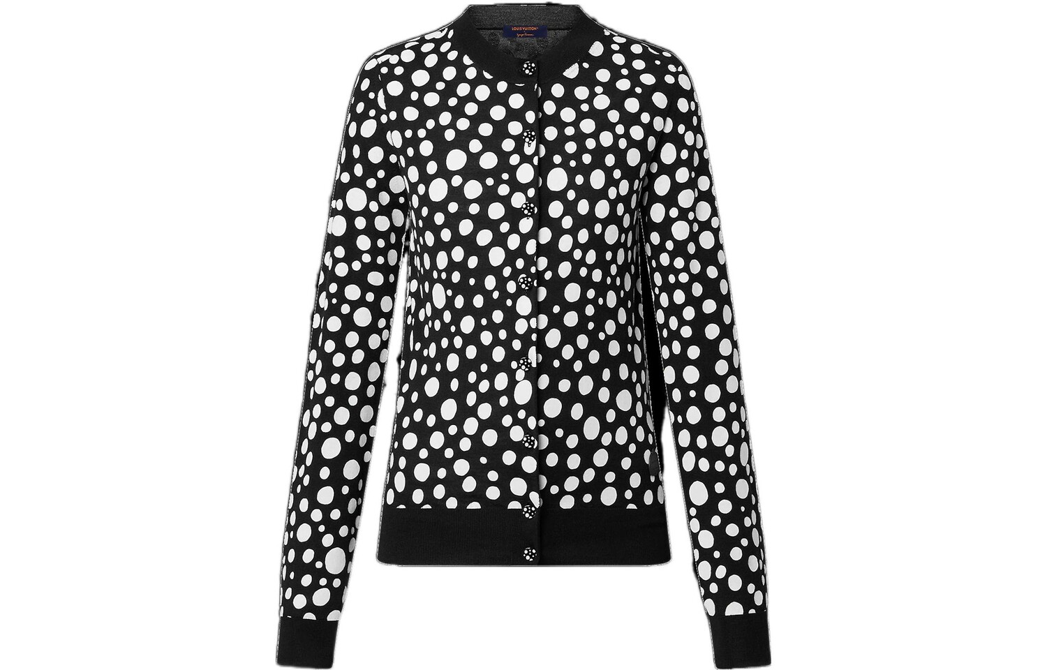 

Кашемировый свитер Yayoi Kusama X Yayoi Kusama, женский, черный Louis Vuitton