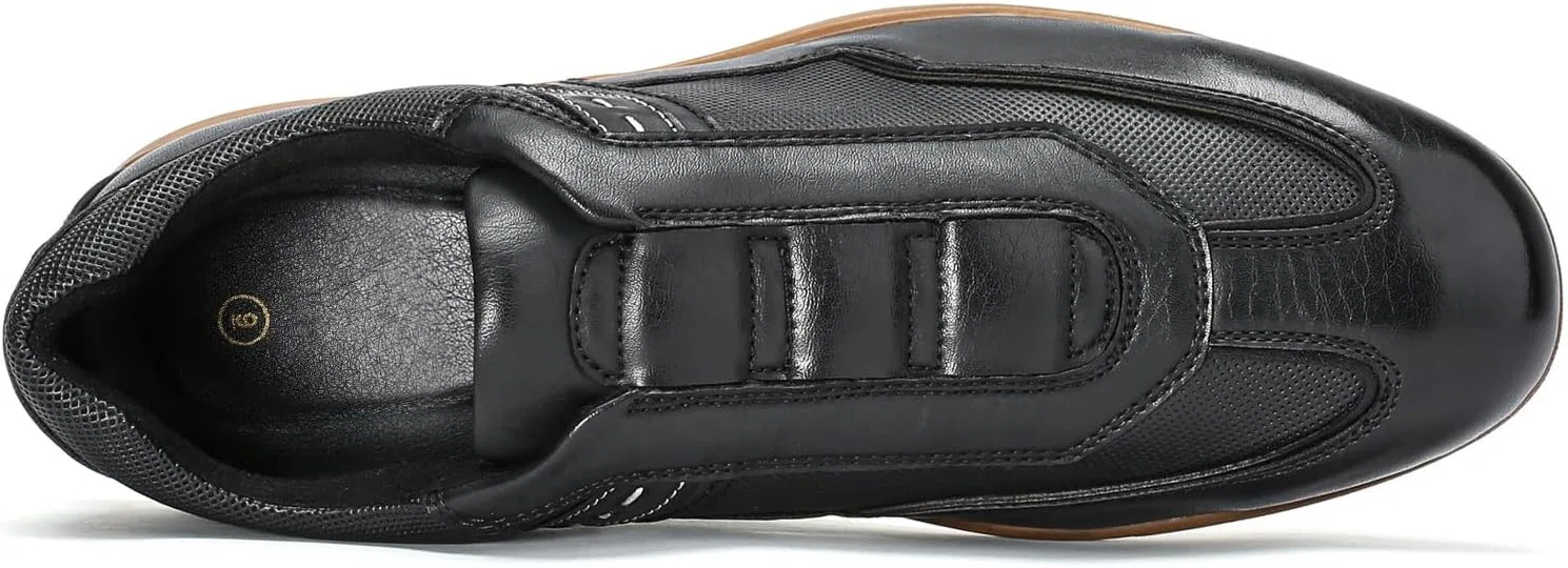 Кроссовки Allthemen Modische Herren, элегантные туфли, Оксфорд, bequemer Schuh für Spaziergänge, Büro, Business, Schwarz — фото 3