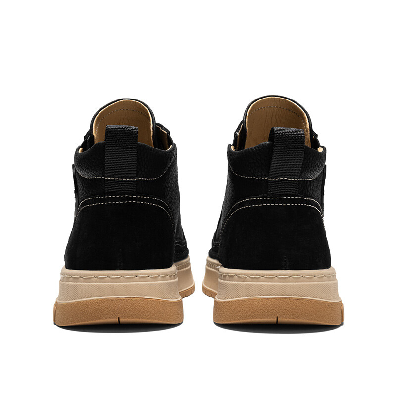 Кроссовки G.N.SHIJIA Skateboarding Shoes Men High-top, коричневый — фото 4