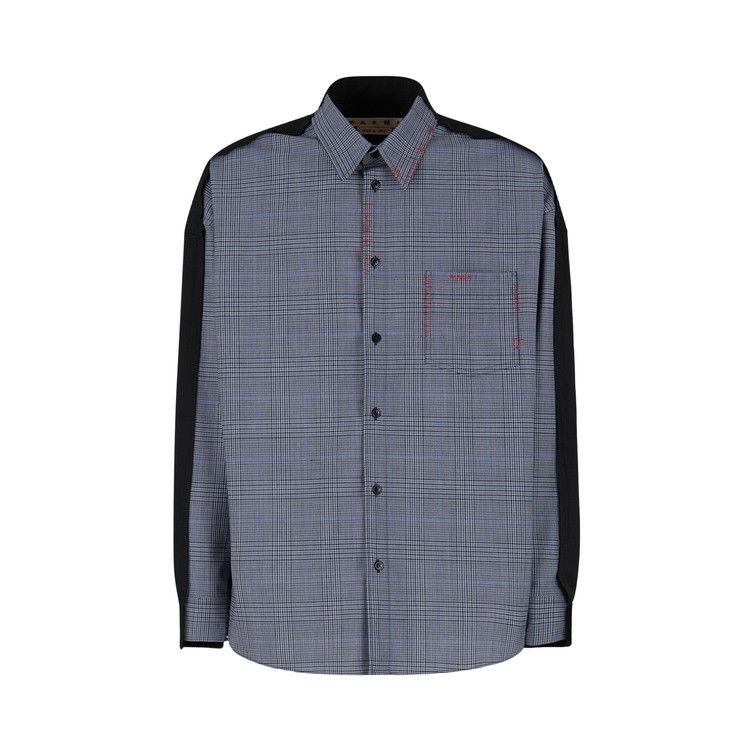 

Рубашка Marni Prince Of Wales Light Wool Blend Shirt, Truffle