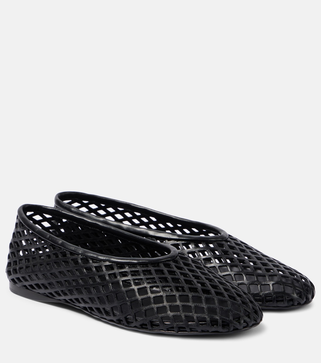 

Балетки из перфорированной кожи Tee Proenza Schouler, черный