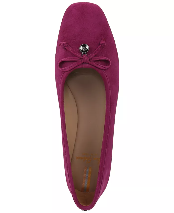 Женские балетки Meadow с квадратным носком и бантом Sam Edelman, фиолетовый — фото 4