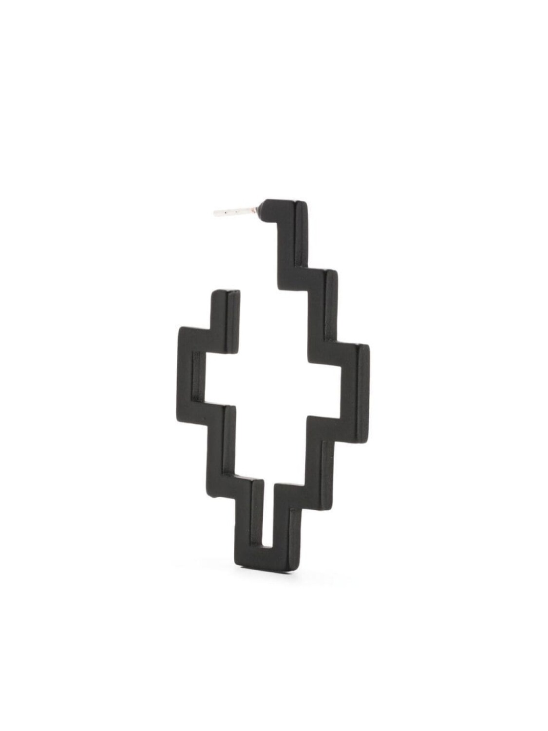 

Серьга-кольцо в форме креста Marcelo Burlon County of Milan, черный