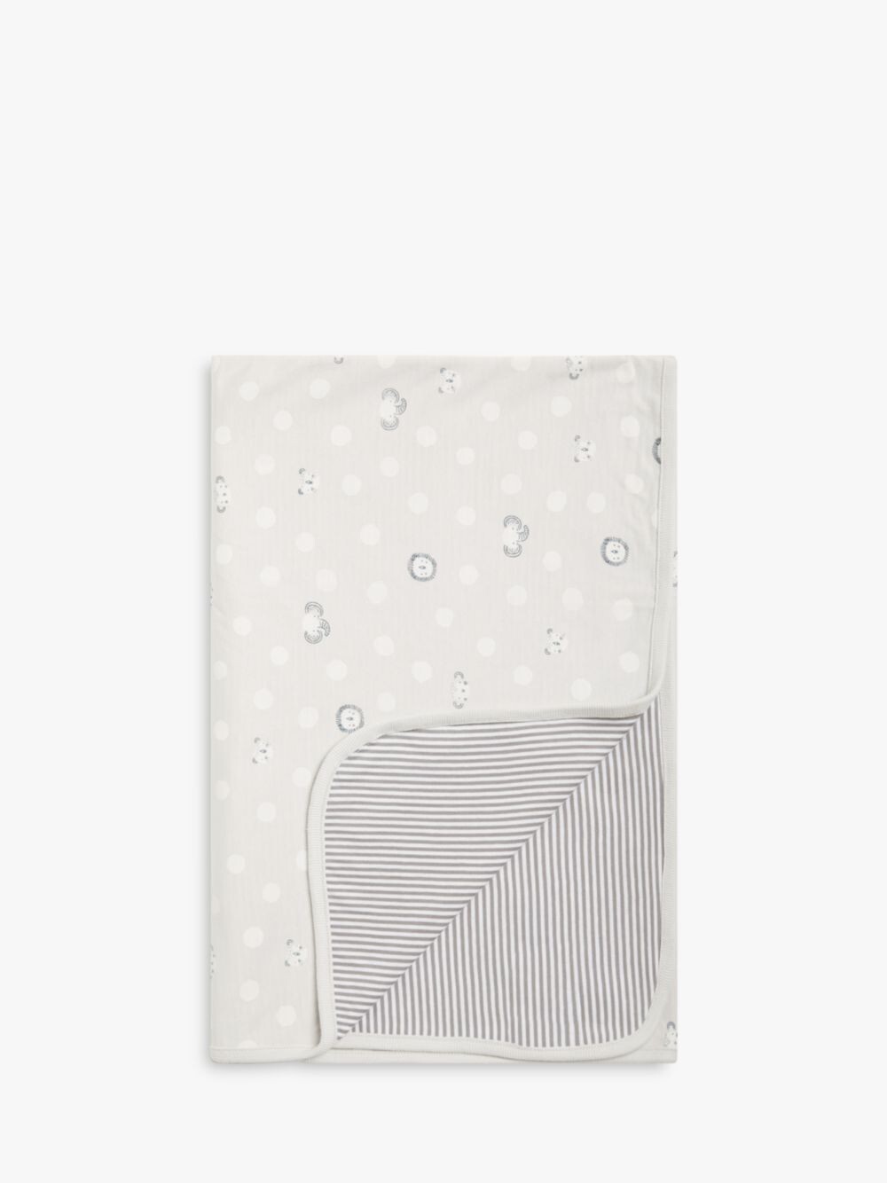 

Двустороннее трикотажное одеяло John Lewis Safari Animals Spot, 80 x 80 см