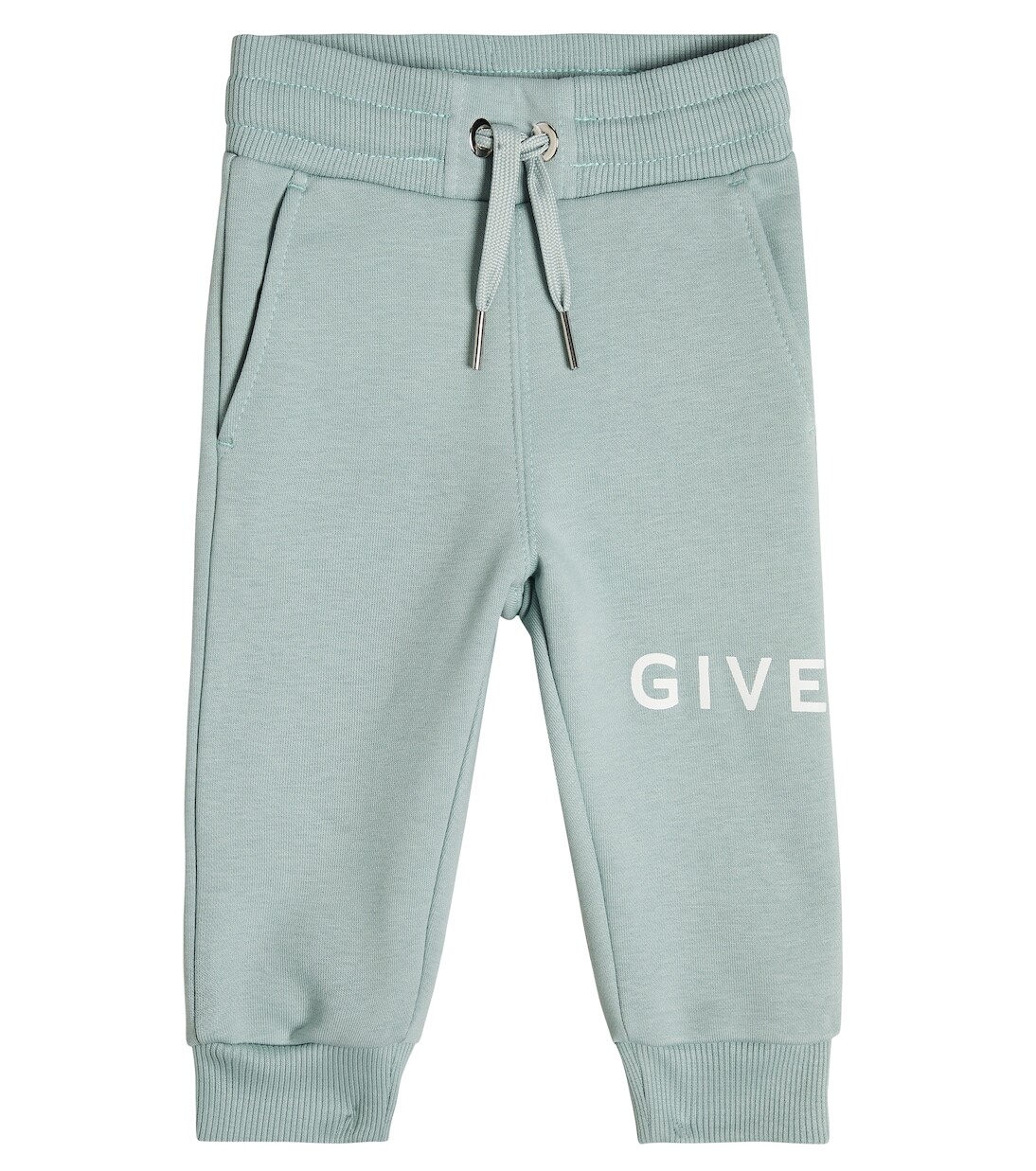 

Детские спортивные штаны из смесового хлопка Givenchy Kids, синий