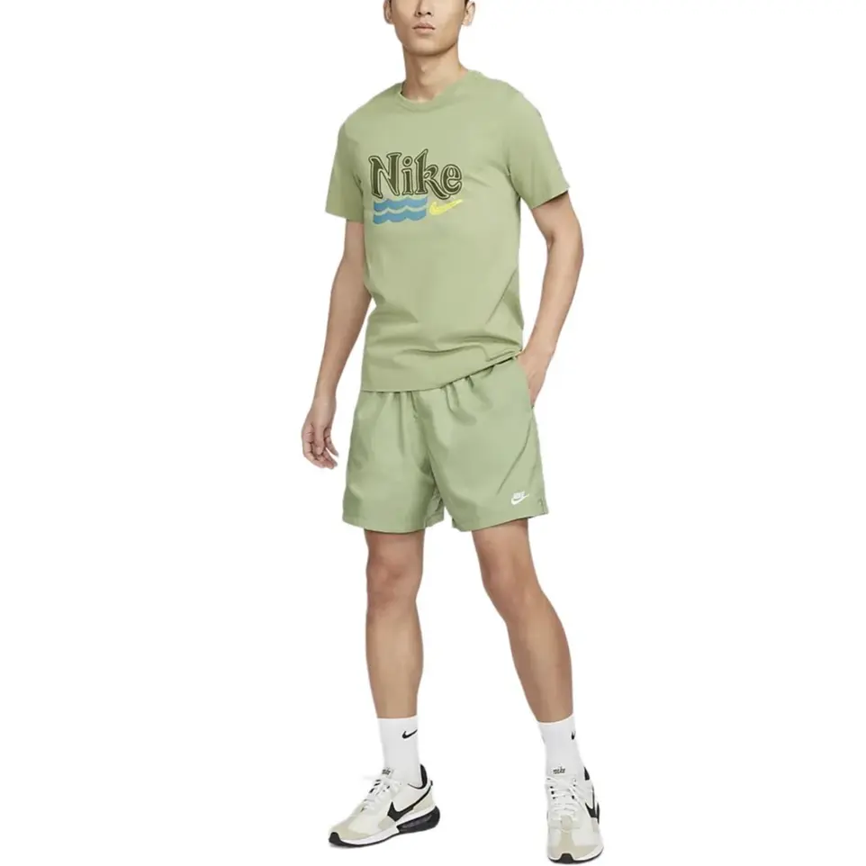 Повседневные шорты мужские Oil Green/Oil Green Nike, зеленый — фото 2