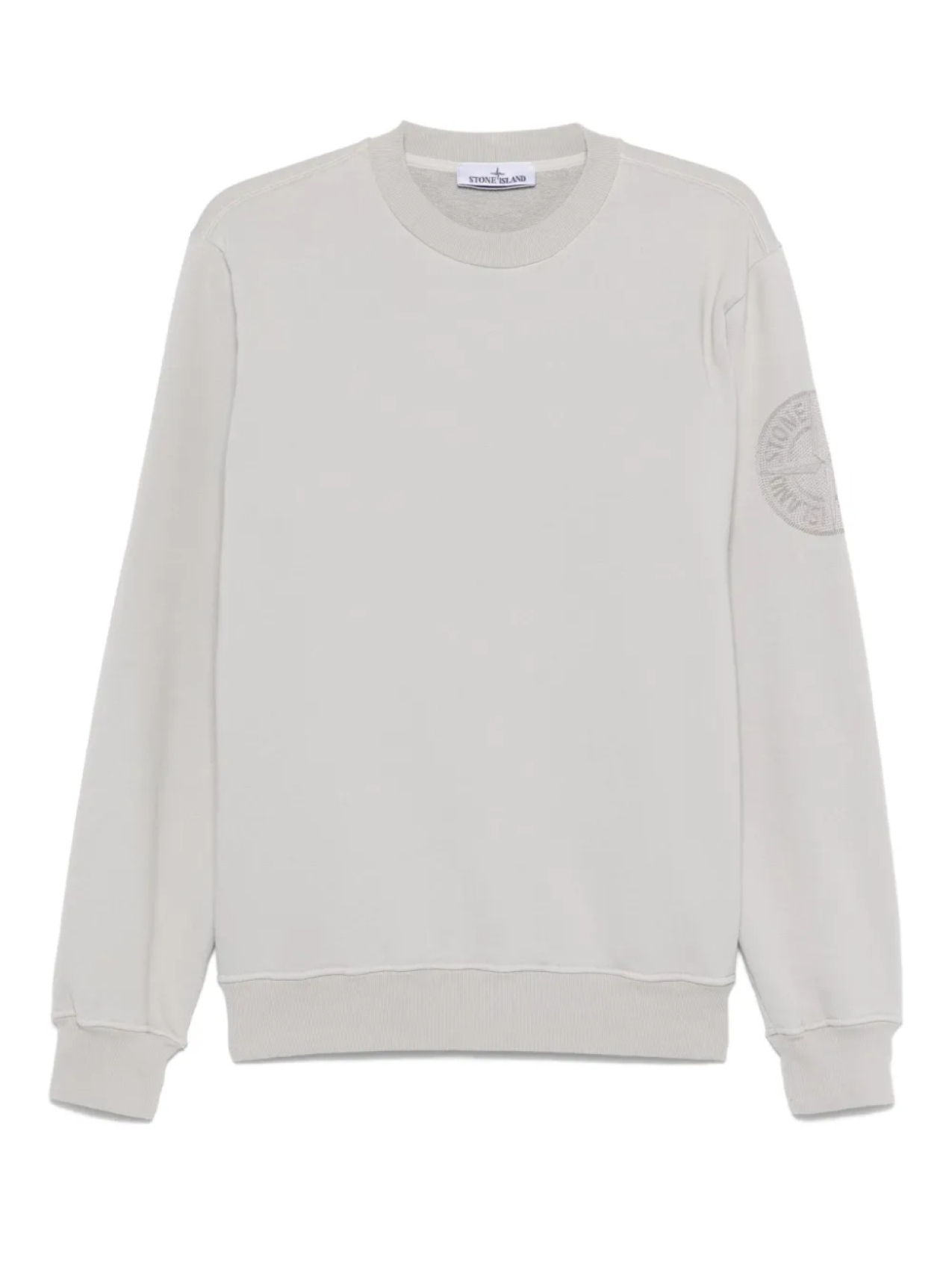 

Толстовка из хлопкового флиса Stone Island, серый