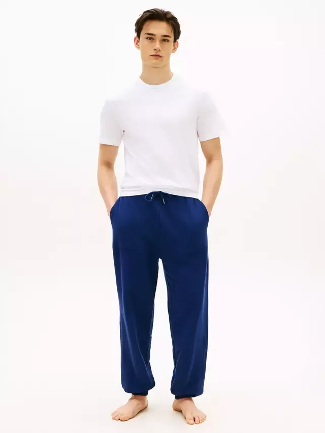Спортивные брюки Cotton Rich Lounge Joggers, темно-синие Tommy Hilfiger — фото 2