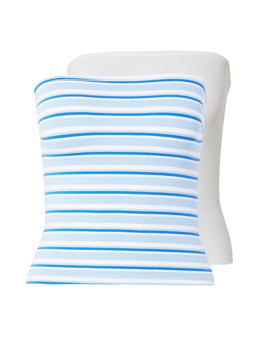 

Топ Gina Tricot, цвет Blue/Light blue/White