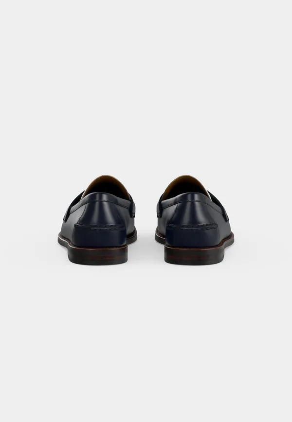 Повседневные лоферы-слипоны alston penny Polo Ralph Lauren, Navy/Deckwash White — фото 4