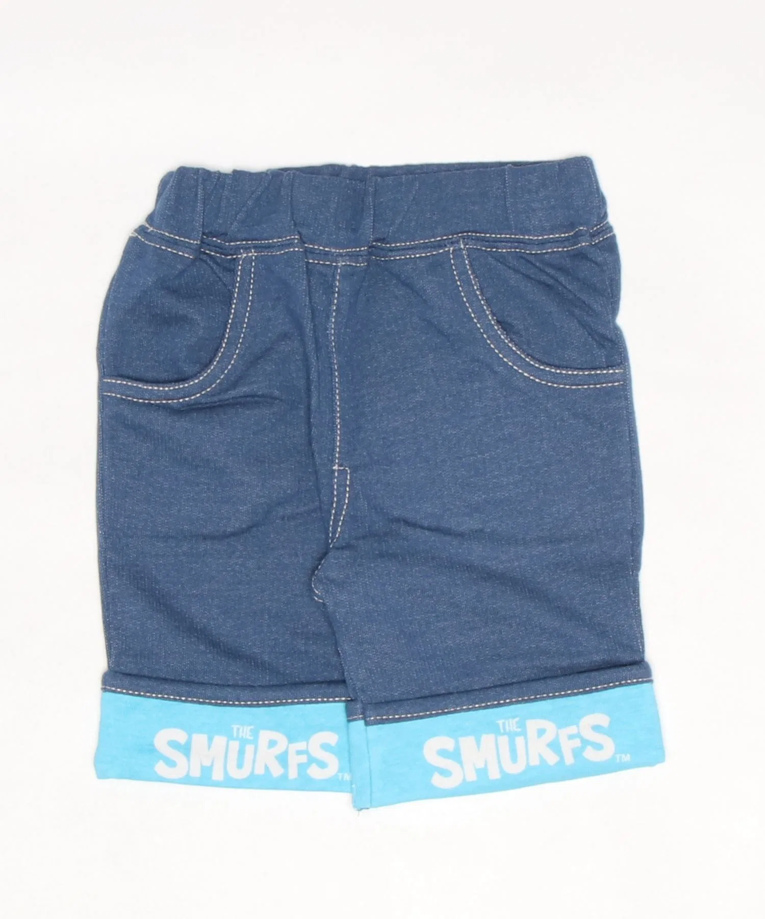 Детские брюки SMURFS из хлопка и полиэстера синие — фото 2