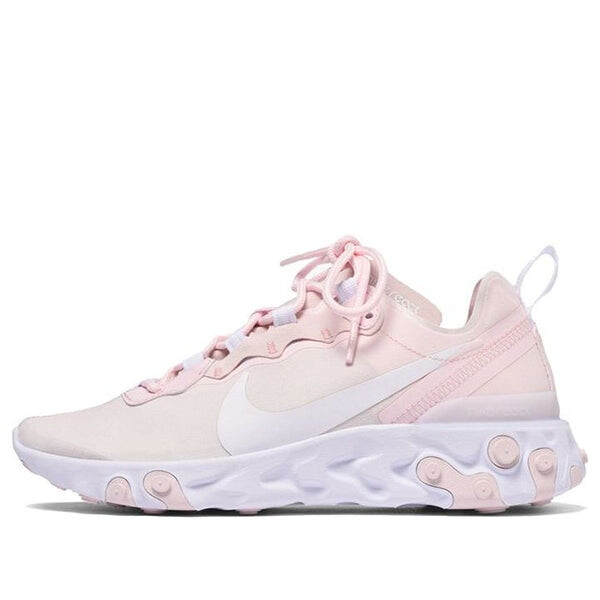 Кроссовки реагируют на элемент 55 Nike, розовый