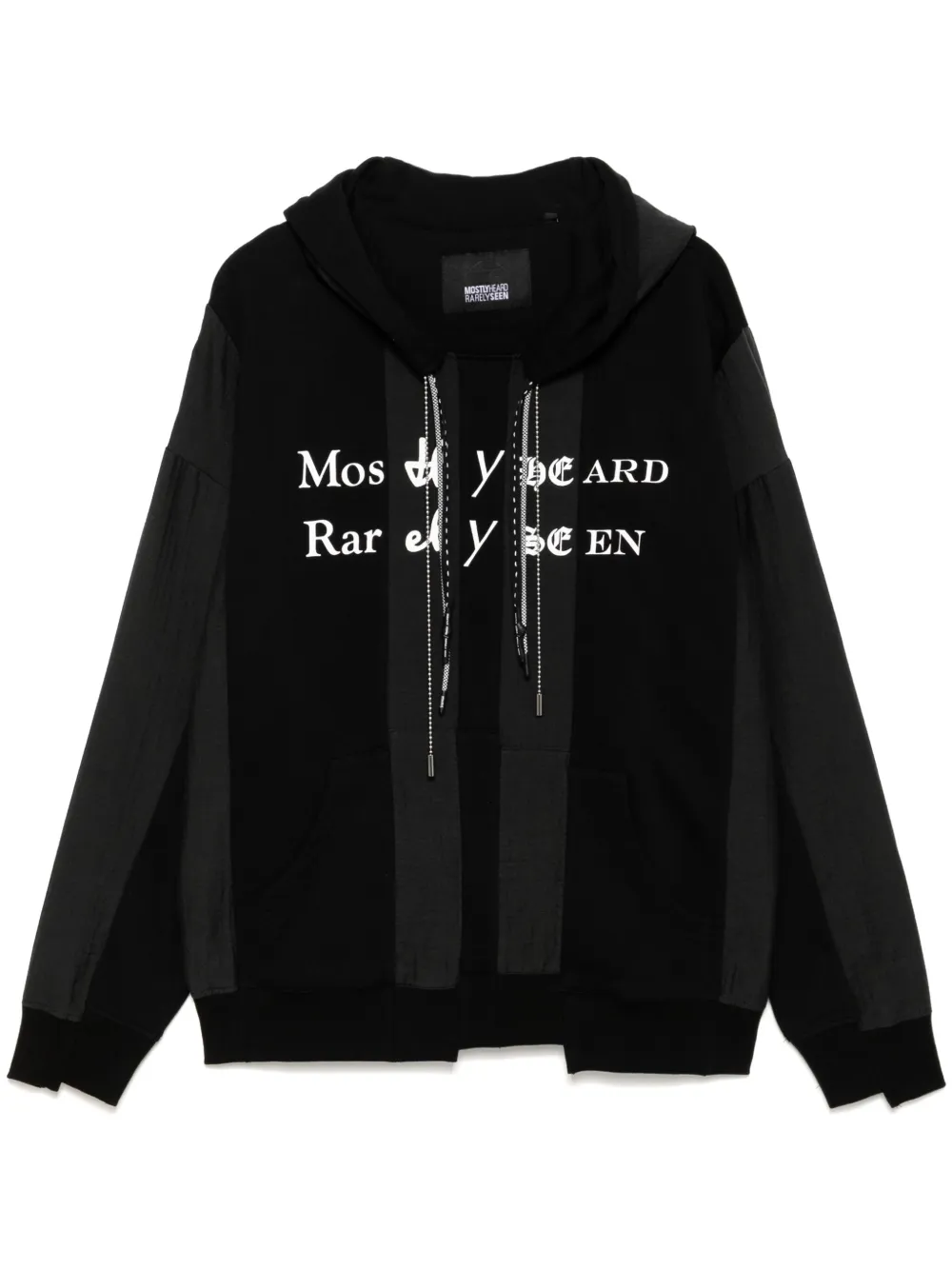 

Худи Spliced Luxury Mock Mostly Heard Rarely Seen, черный