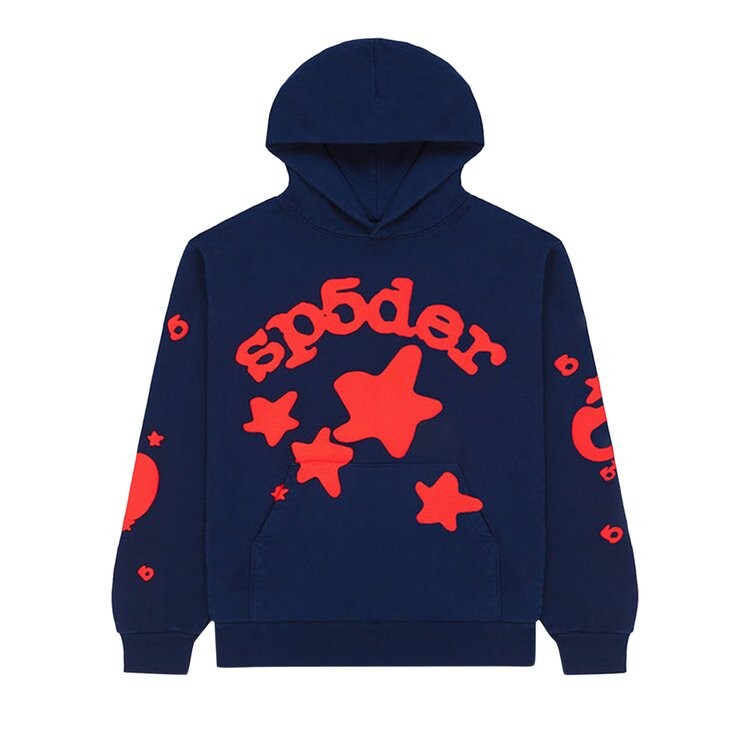 

Худи Sp5der Beluga Hoodie, синий