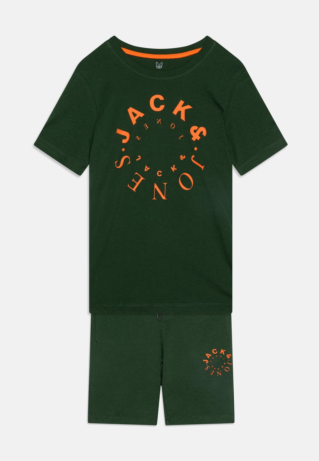 

Футболка с принтом JJWARRIOR TEE CREW SET Jack & Jones Junior, темно-зеленый