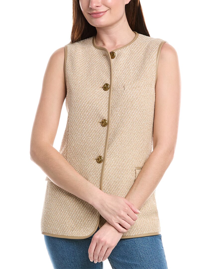 

Rag & bone Бартлетт Твидовый жилет, коричневый