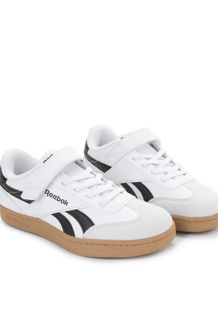 Кроссовки детские, на липучках, Reebok Smash Edge, белые — фото 2