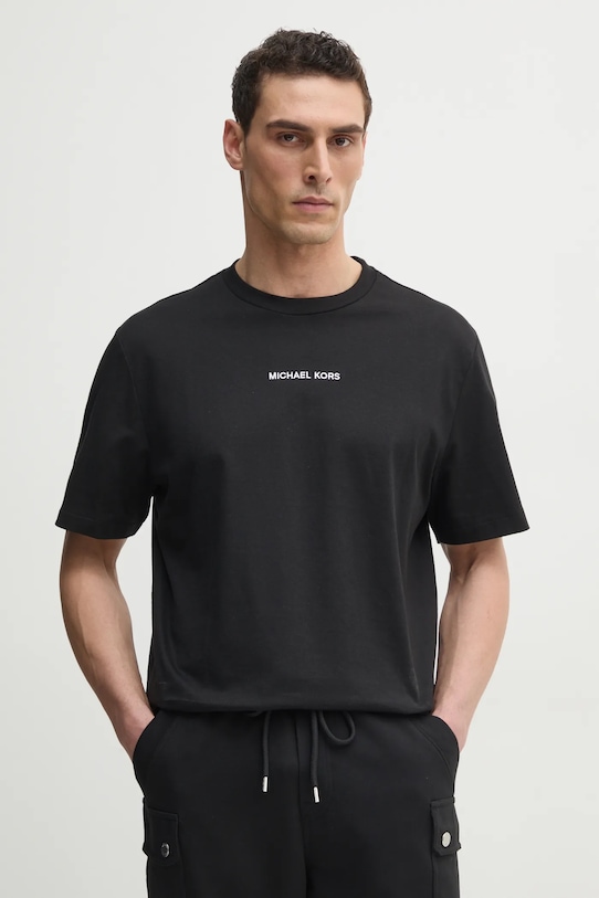

Хлопковая футболка Michael Kors, черный