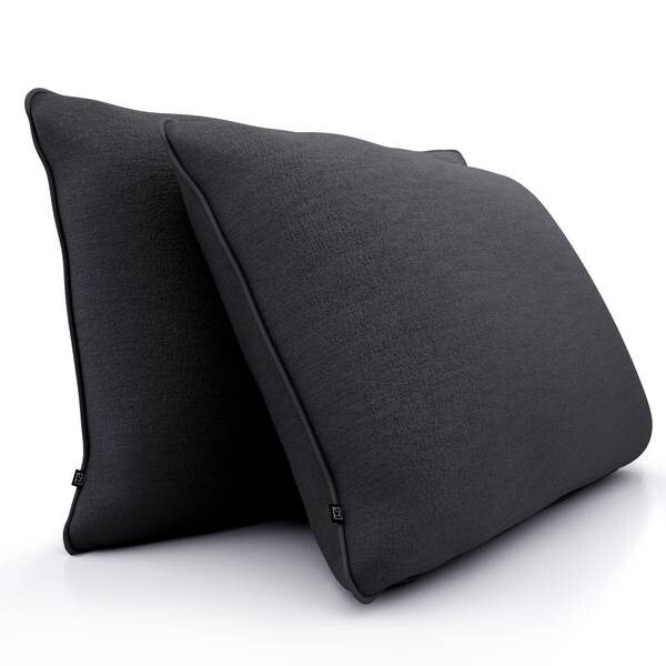 

Диванная подушка DYNMC YOU VIVARA (2 шт), 60x15x40 см, антрацитовый