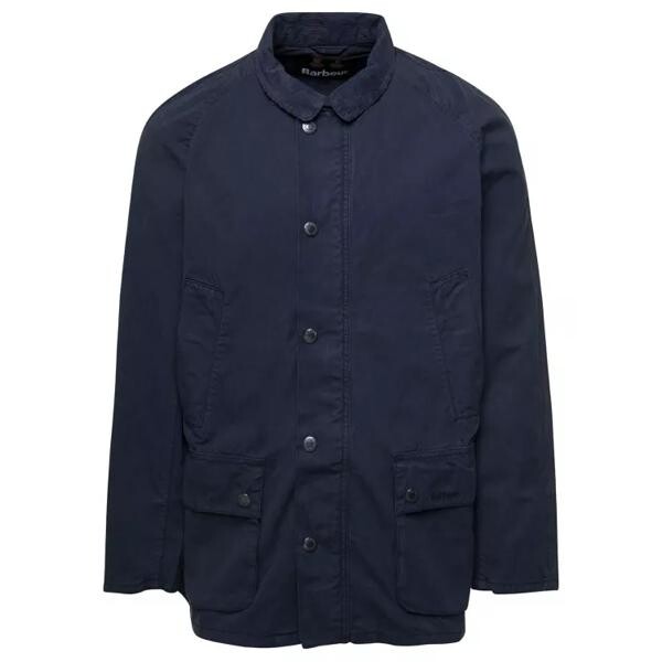 

Куртка 'ashby' blue jacket with patch pockets in cotton Barbour, черный