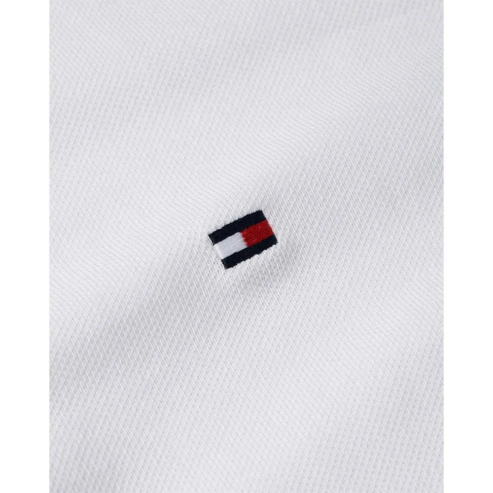 Поло Tommy Hilfiger Tipped Slim Fit, белый — фото 4