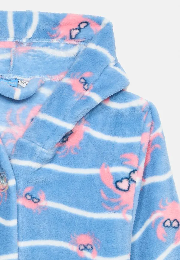Халат bademantel krebs Playshoes, Blau/Pink — фото 3