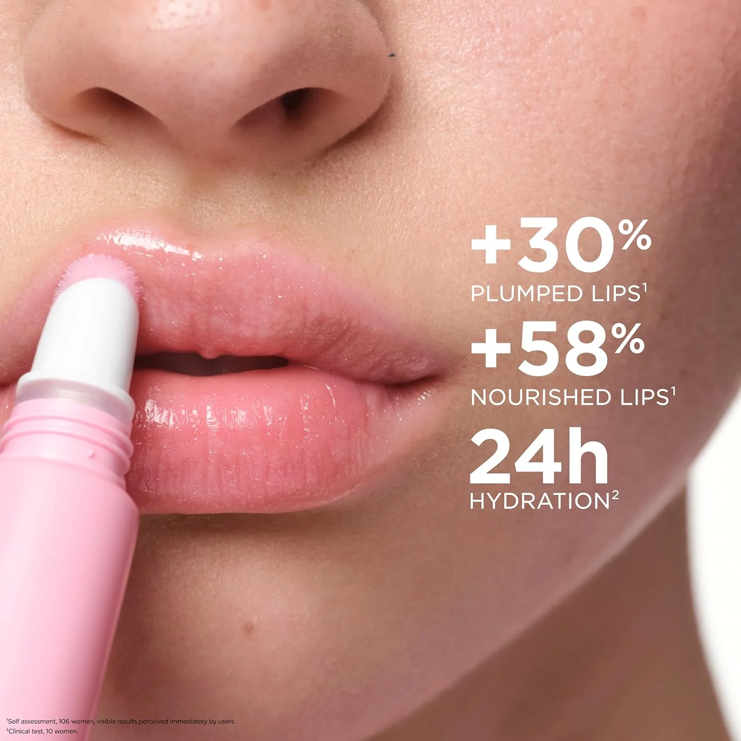 Блеск для губ Clarins Lip Perfector | Увлажняющий и придающий объем губам пептидный блеск | Мгновенный блеск с полупрозрачным мерцающим финишем | Нелипкая текстура с ароматом ванили | 0,35 унции, 21 Soft Pink Glow - Pearly Light Pink — фото 3