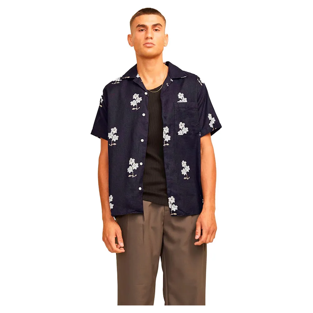 

Рубашка с коротким рукавом Jack & Jones Mateo Resort STYD24, синий