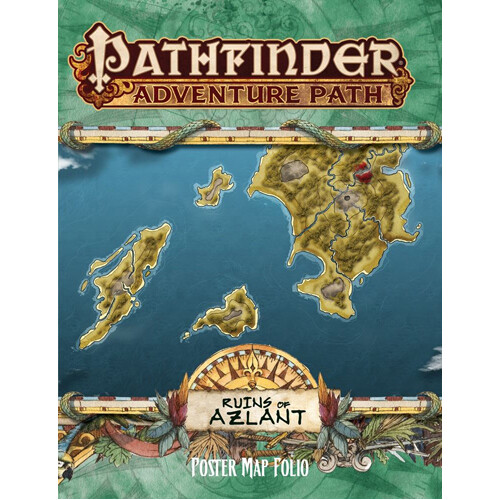 

Книга Pathfinder Rpg: Ruins Of Azlant Poster Map Folio Campaign Setting Paizo Publishing