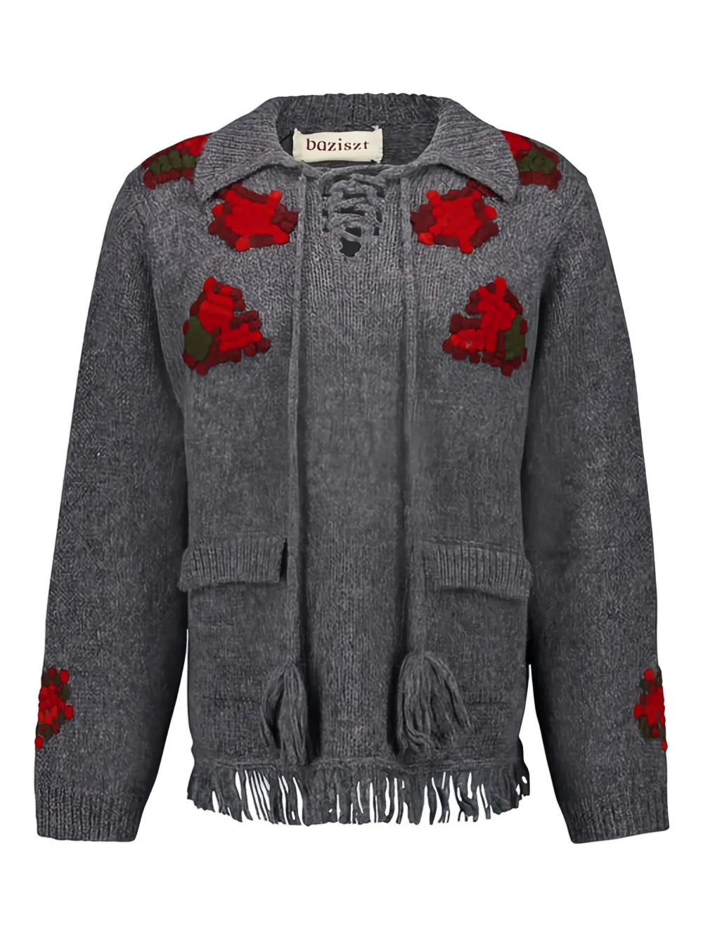 

Джемпер из шерсти альпаки Baziszt, серый