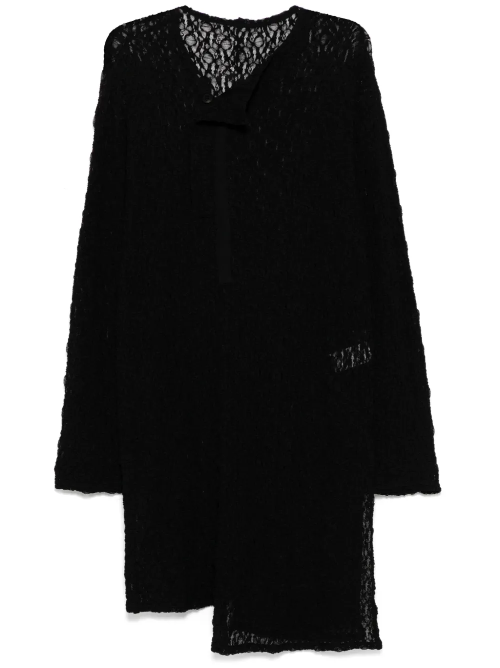 

Рубашка с длинными рукавами Yohji Yamamoto, черный