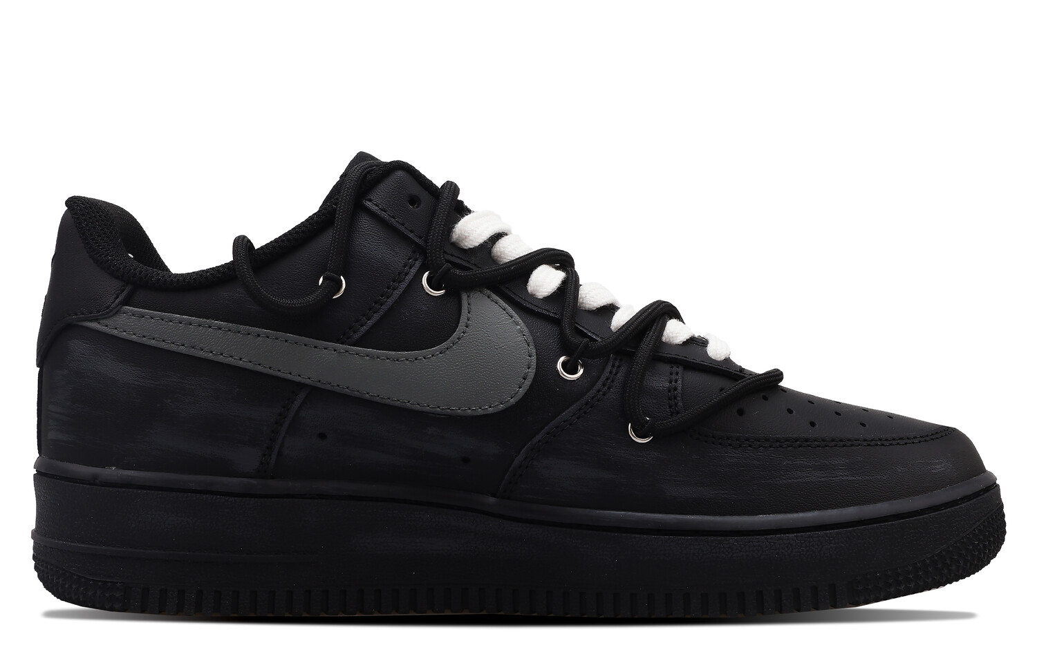 

Кроссовки Nike Air Force 1 Skateboarding Shoes Women's Low-top White, черный/белый